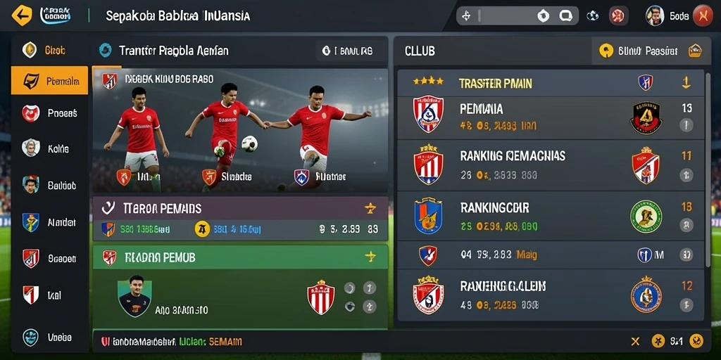 Tampilan menu utama yang menarik dan intuitif.