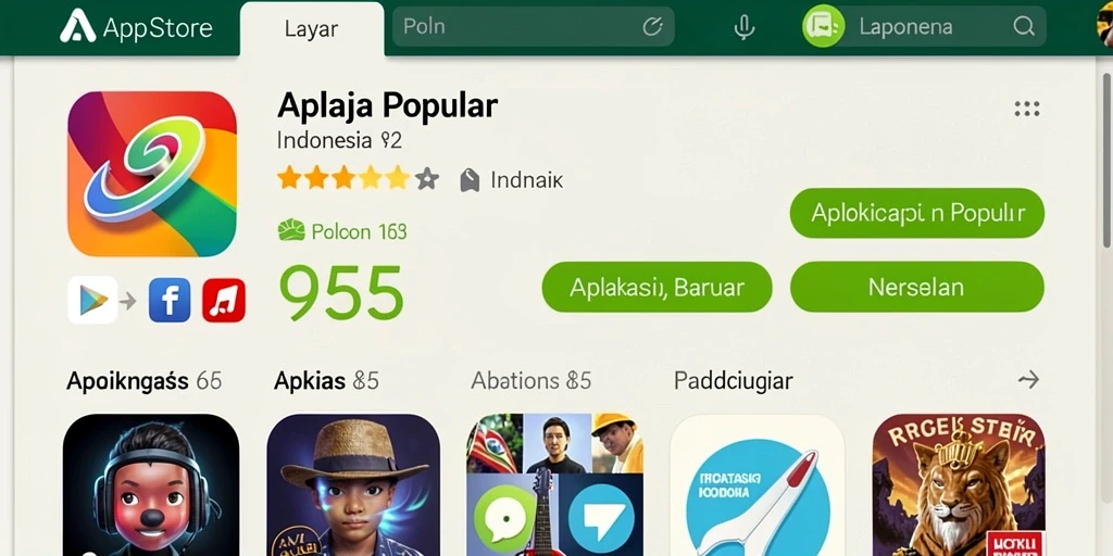 Tampilan antarmuka yang menarik dan mudah dinavigasi.