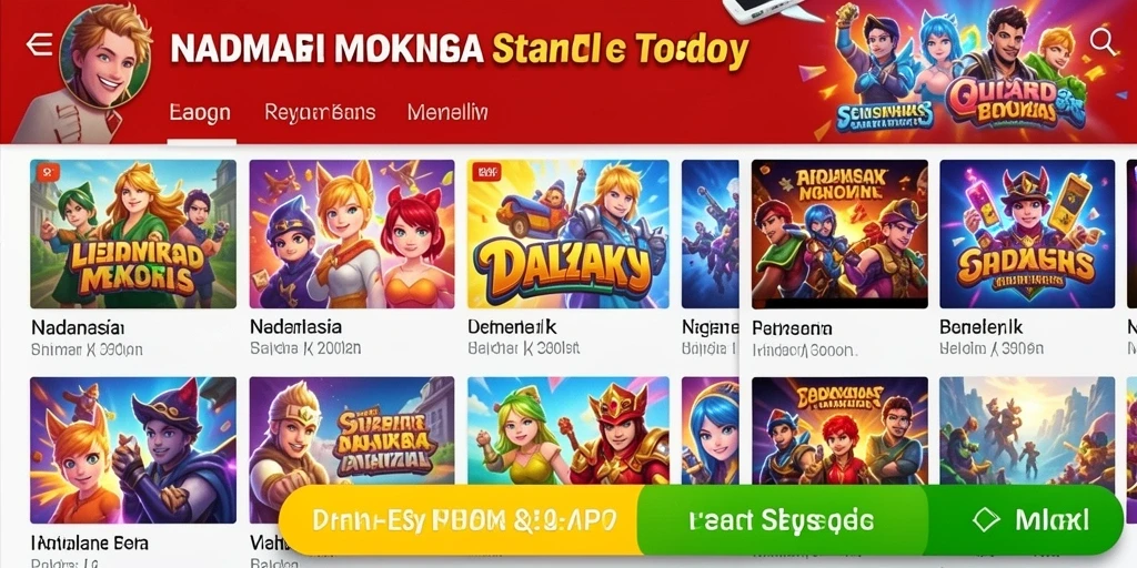 Tampilan awal yang menarik dan interaktif.