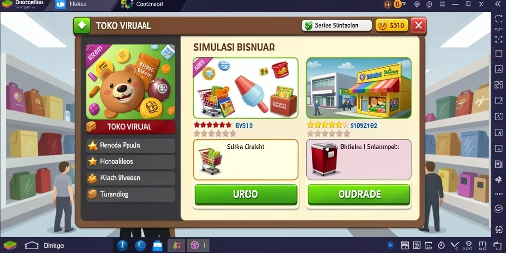 Tampilan antarmuka yang user-friendly dan menarik.