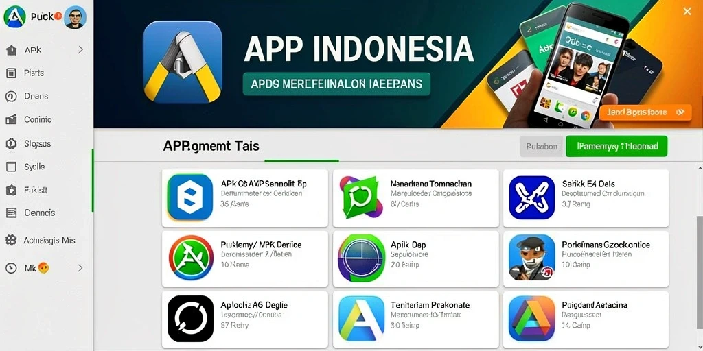 Tampilan menu utama yang user-friendly.