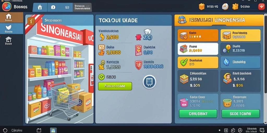 Tampilan menu utama yang menarik dan mudah dinavigasi.