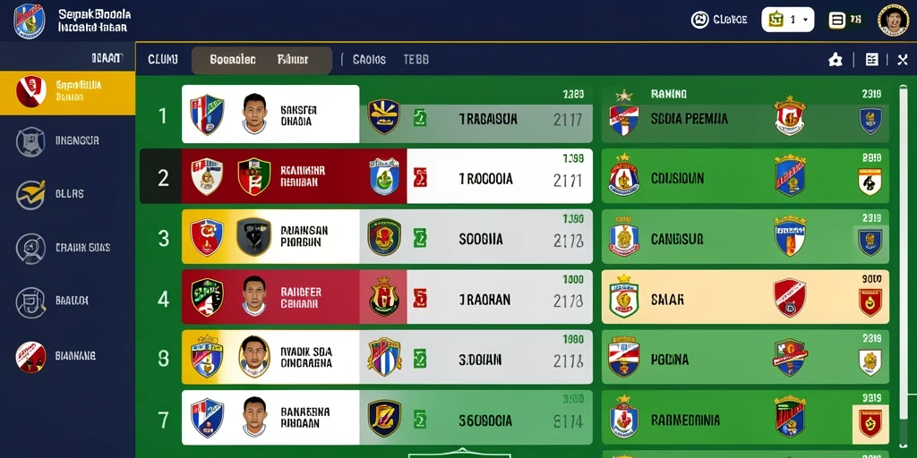 Tampilan antarmuka utama IDNSCORE yang menarik.