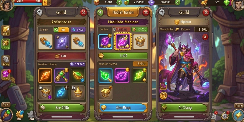 Screenshot aplikasi: Tampilan awal KLUBIMPIAN yang menarik.