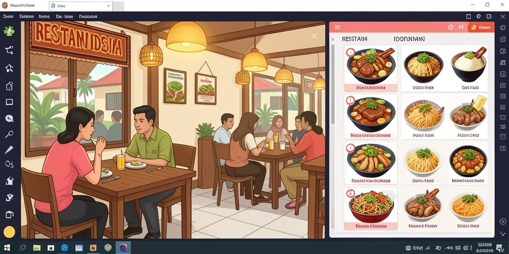 Tangkapan layar 1 menunjukkan antarmuka pengguna yang bersih dan intuitif.