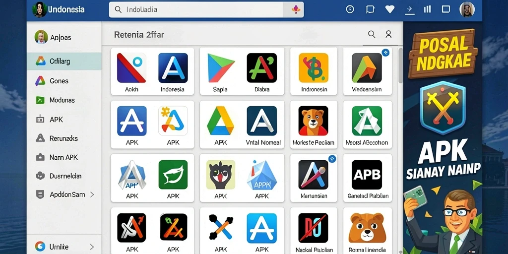 Tampilan antarmuka yang menarik dan modern.