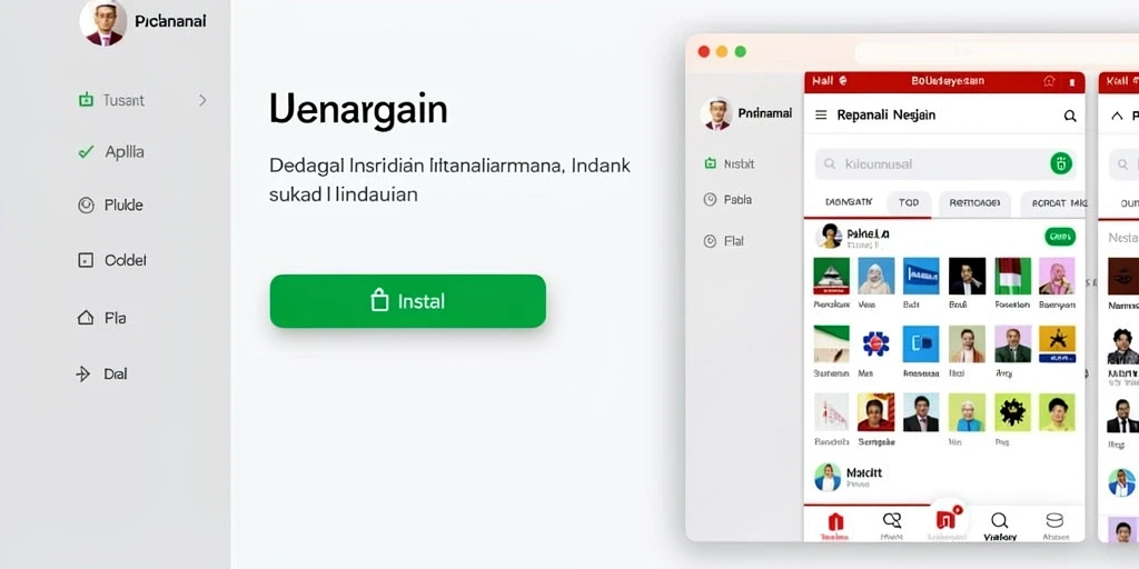 Screenshot dari karakter utama dalam aksi.