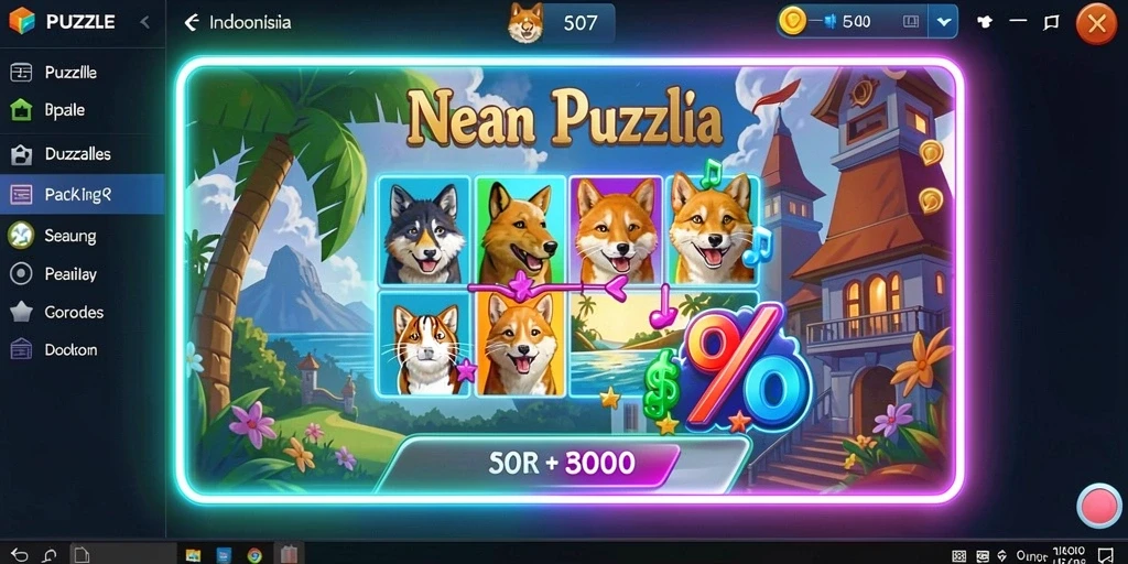 Screenshot menampilkan pemandangan menakjubkan dari dunia RPYYY.
