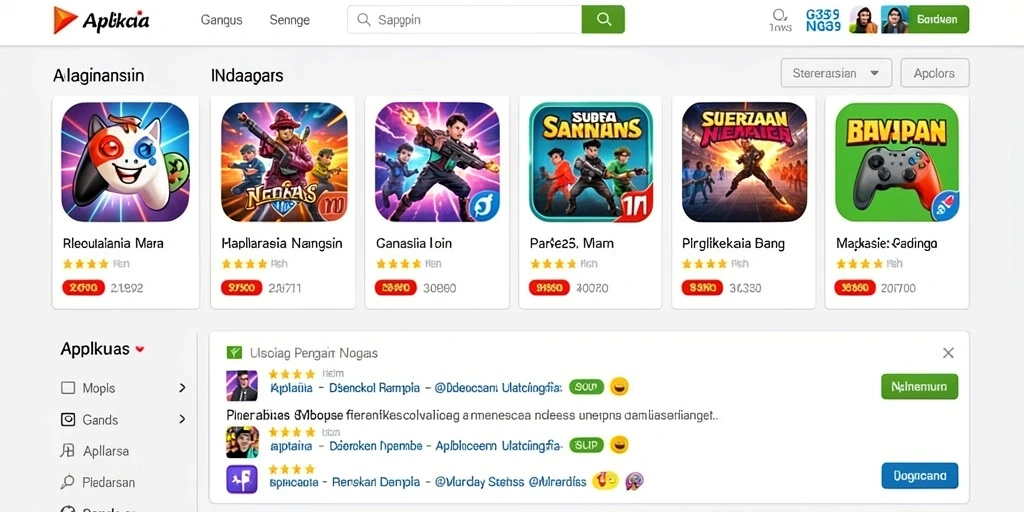 Tampilan awal game yang menarik dan user-friendly.