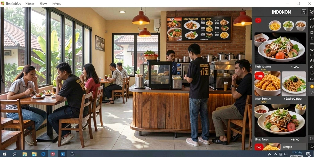 Tampilan antarmuka yang modern dan menarik.