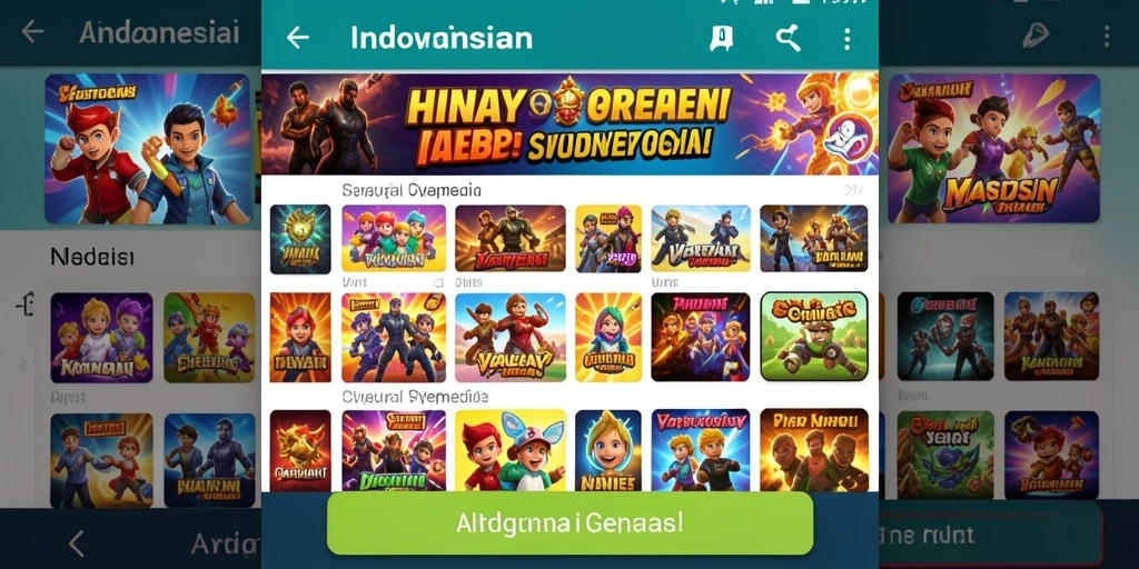 Gambaran antarmuka permainan yang menarik dan interaktif.