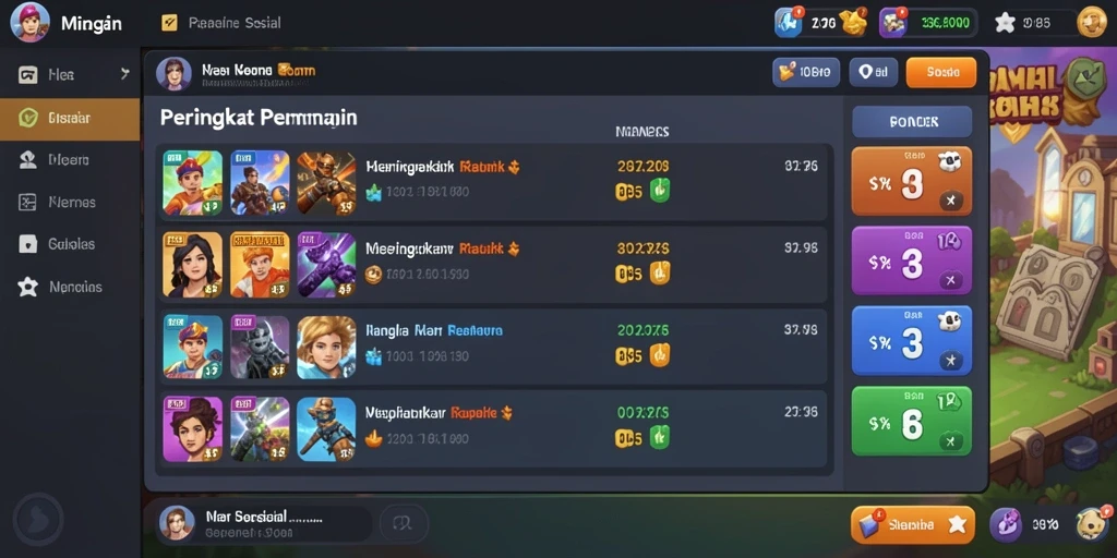 Screenshot memperlihatkan antarmuka menu utama yang user-friendly.
